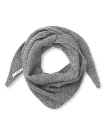 Sibin Linnebjerg - Liv Halstørklæde - Dark Melange Grey